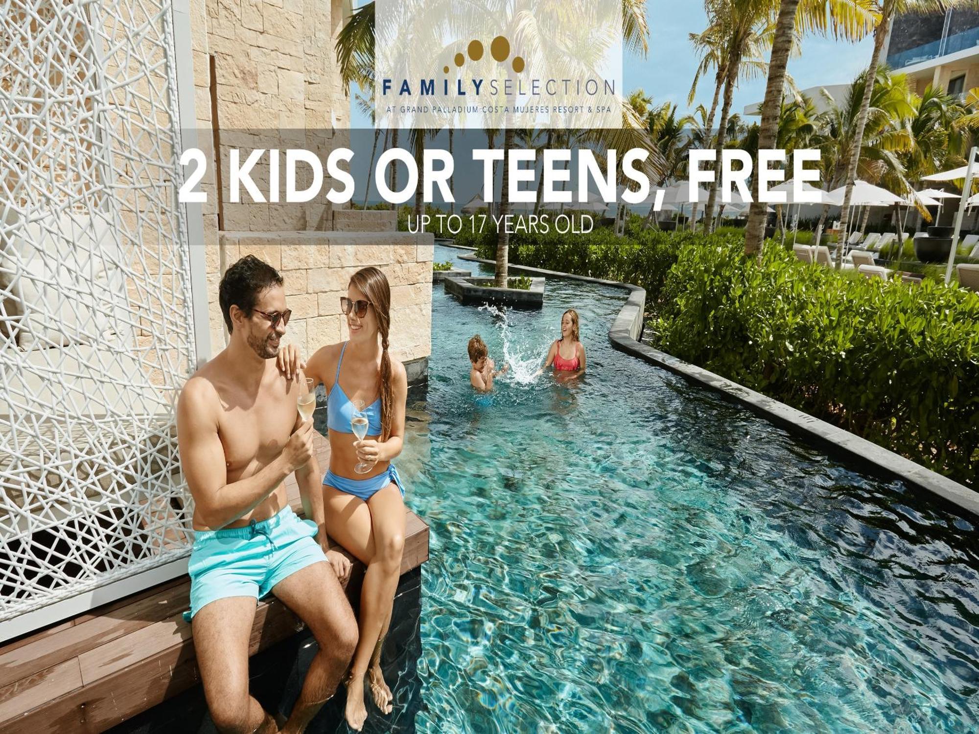 Family Selection At Grand Palladium Select Costa Mujeres Cancún Exteriör bild